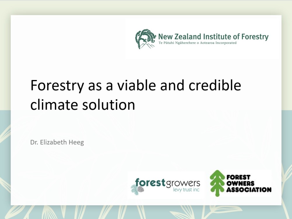 CPD Forestry as a Viable solution