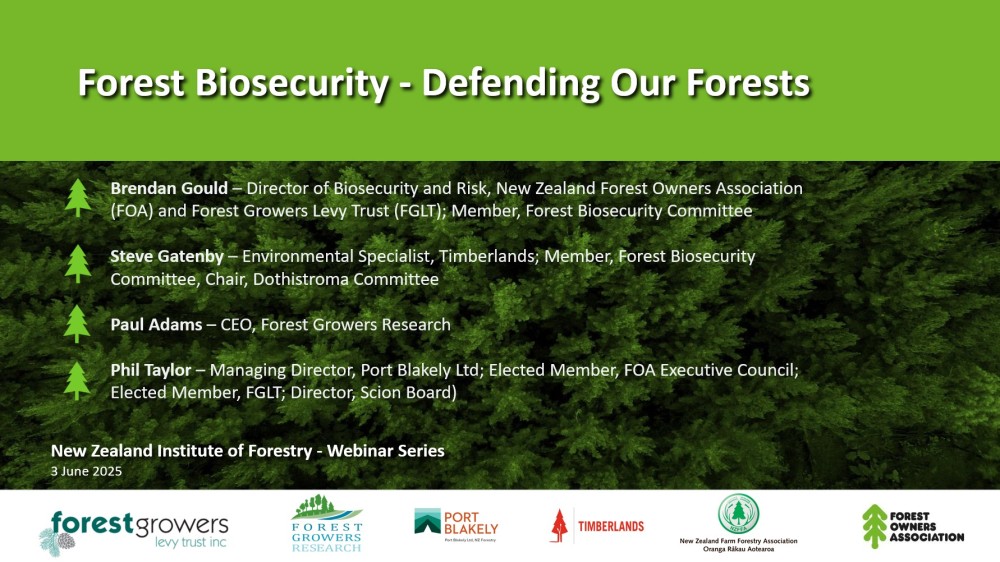 Defend our Forests holding slide
